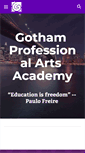 Mobile Screenshot of gothamacademy.org